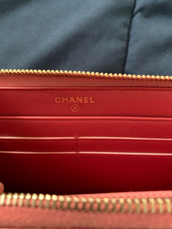 Chanel Pink Quilted Leather Zip Wallet - Picture 11 of 12
